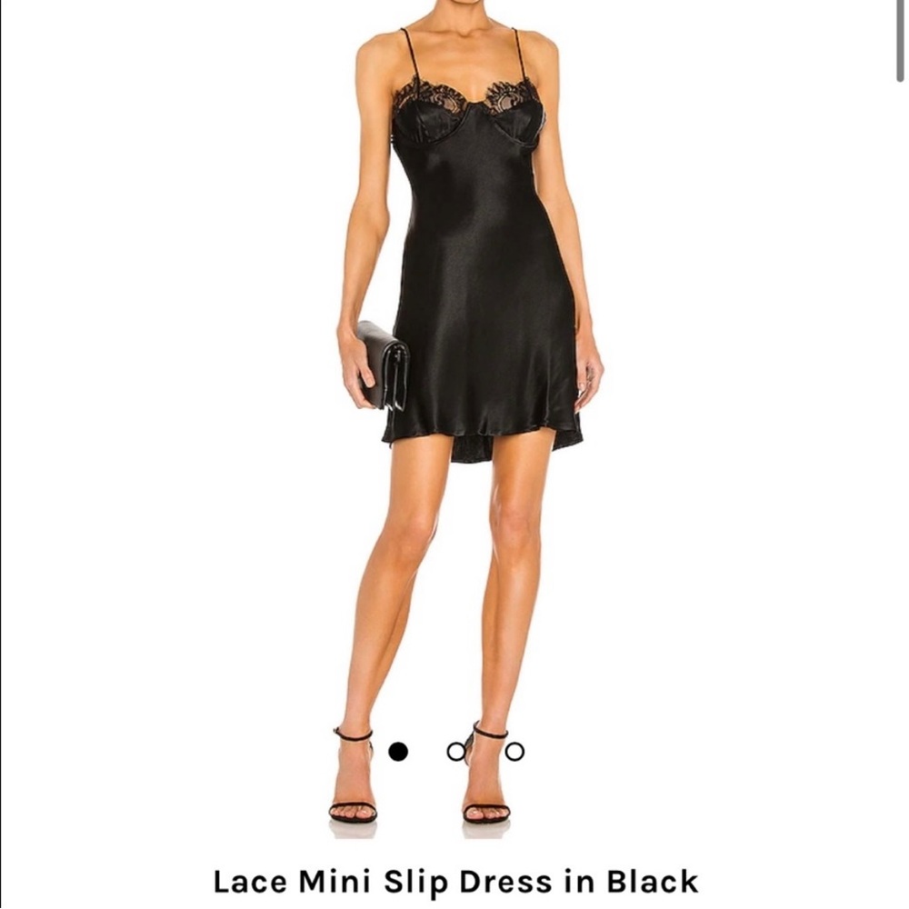 Bardot Lace Mini Slip Dress
